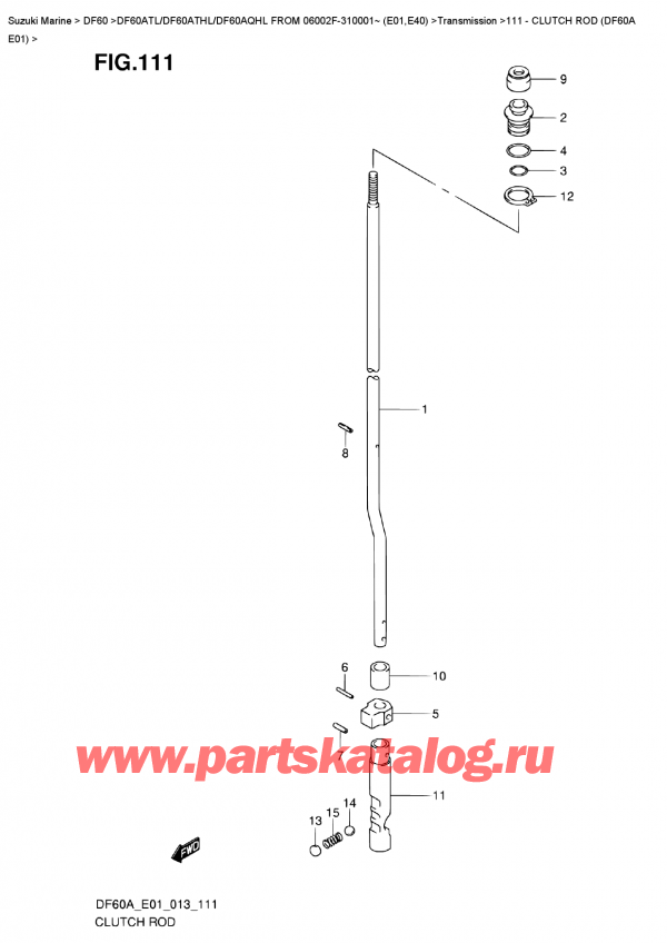   ,    , SUZUKI DF60A TL/TS FROM 06002F-310001~ (E01)  2013 ,   (Df60A E01)