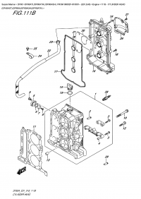 111B  -  Cylinder  Head  (Df40Ast)(Df60A)(Df60Aqh)(Df60Ath) (111B -    (Df40Ast) (Df60A) (Df60Aqh) (Df60Ath))