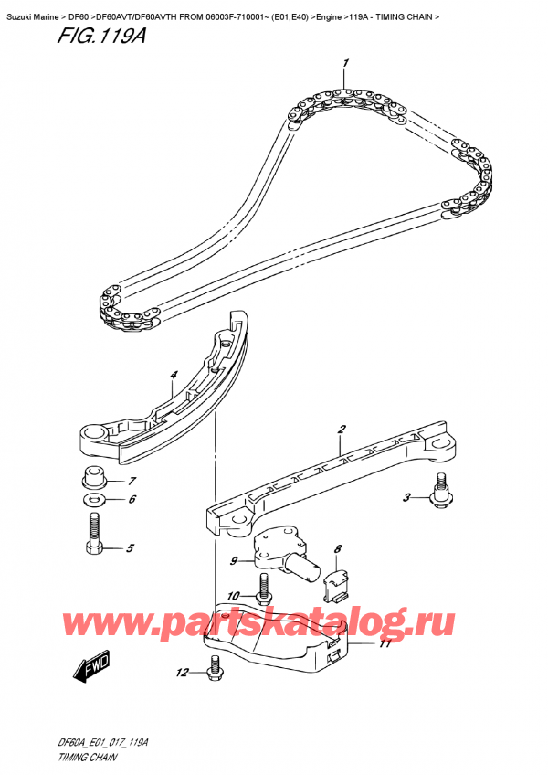  ,   , SUZUKI DF60AV TL/TX FROM 06003F-710001~ (E01)    2017 ,  