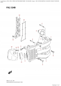 124B - Intake Manifold / Silencer  /  Exhaust Cover  (See  Note) (124B -   /  /    (See Note))