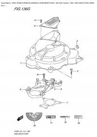 136G  -  Ring  Gear  Cover  (Df60A  E01) (136G -    (Df60A E01))
