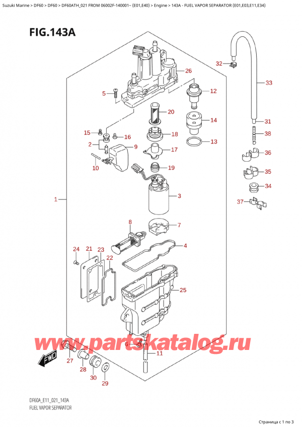  ,   , Suzuki Suzuki DF60A TS / TL FROM 06002F-140001~  (E01 021),    (E01, E03, E11, E34)