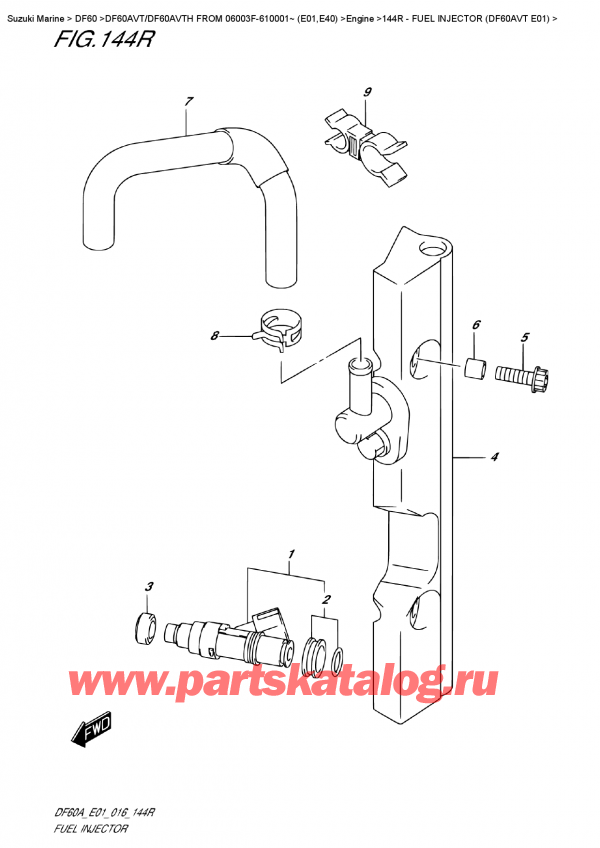 , , SUZUKI DF60AV TL / TX FROM 06003F-610001~    (E01)    2016 ,   (Df60Avt E01)