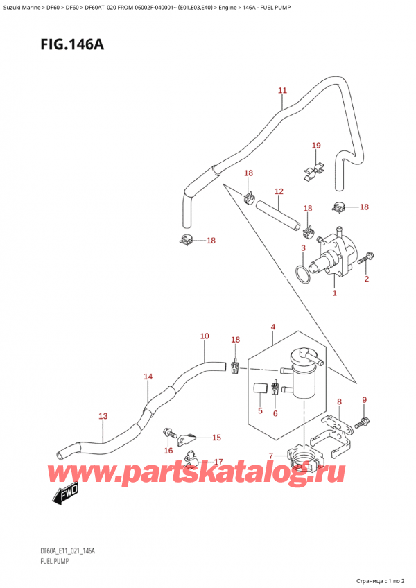  ,   , Suzuki Suzuki DF60A TS / TL FROM 06002F-040001~  (E01 020),  