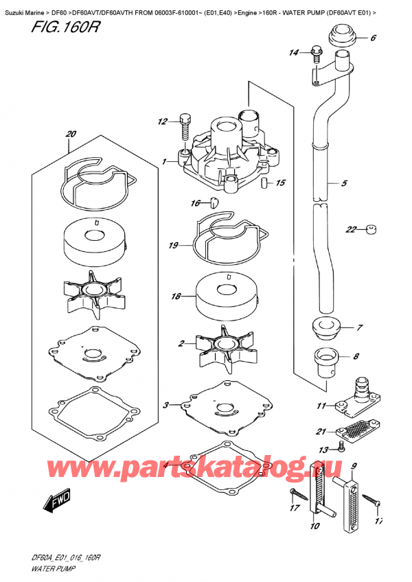  ,   , Suzuki DF60AV TL / TX FROM 06003F-610001~    (E01)  ,   (Df60Avt E01)