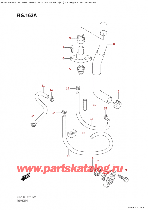   ,    ,  Suzuki DF60 ATS / ATL  FROM 06002F-910001~  (E01 019)  2019 , 
