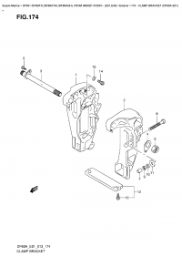 174  -  Clamp  Bracket  (Df60A  E01) (174 -   (Df60A E01))