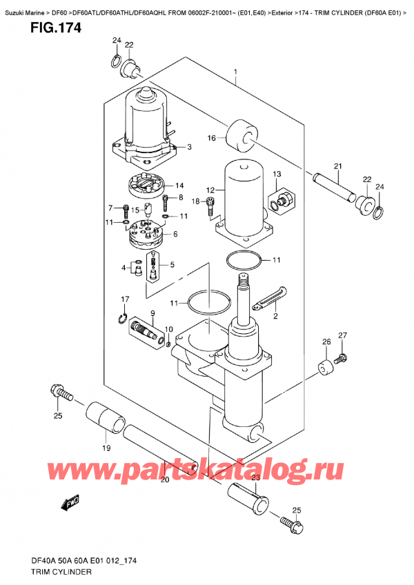 ,   , Suzuki DF60A TS / TL FROM 06002F-210001~ (E01),   (Df60A E01)