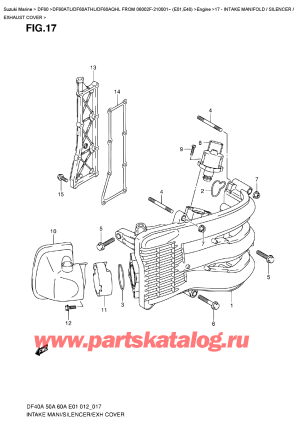  , , SUZUKI DF60A TS / TL FROM 06002F-210001~ (E01),   /  /   