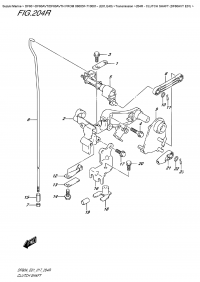 204R - Clutch  Shaft  (Df60Avt  E01) (204R -   (Df60Avt E01))