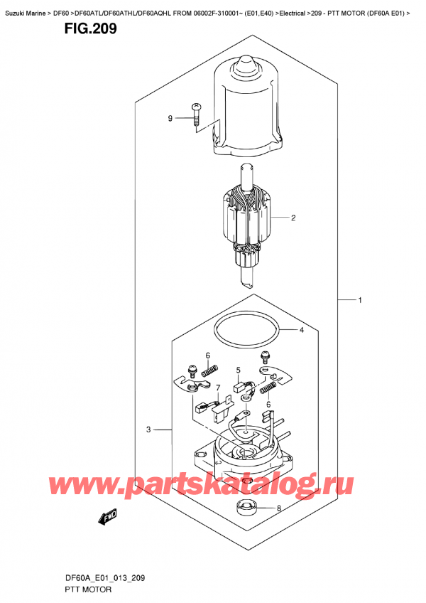  ,    , Suzuki DF60A TL/TS FROM 06002F-310001~ (E01),   (Df60A E01)