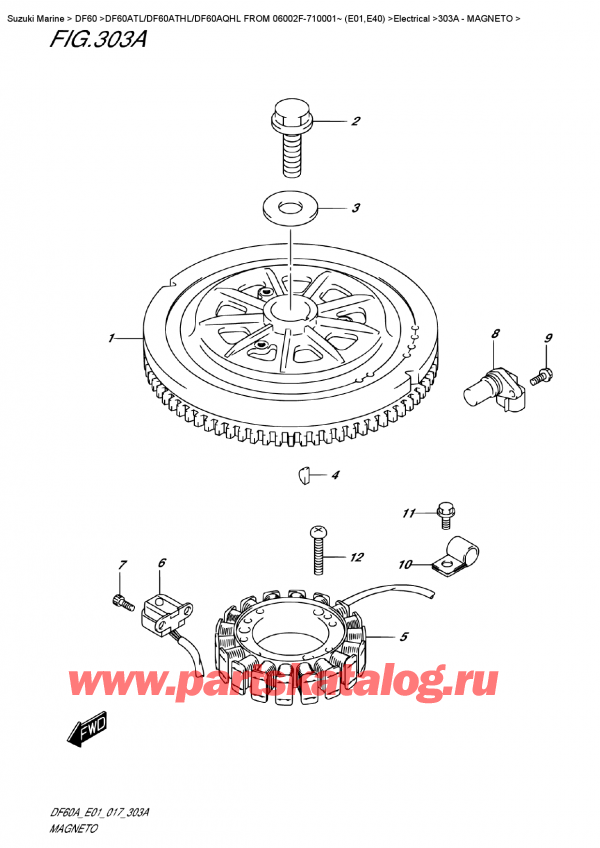  ,   , Suzuki DF60A TS/TL FROM 06002F-710001~ (E01) , 