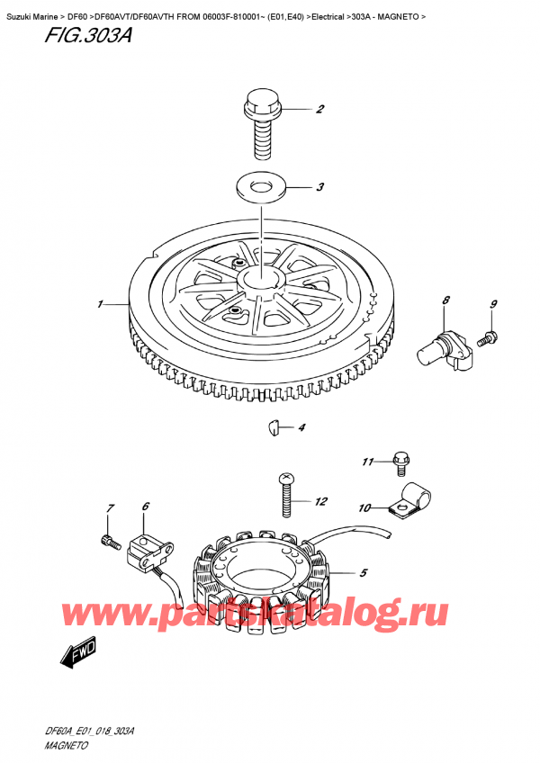   ,   , SUZUKI DF60AV TL / TX FROM 06003F-810001~ (E01), 