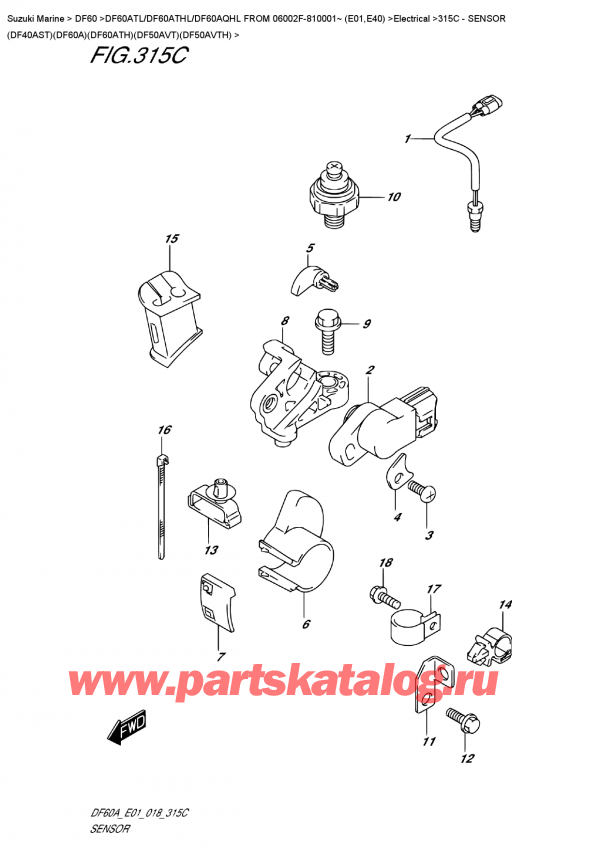   ,   , Suzuki DF60A TS / TL FROM 06002F-810001~ (E01) ,  (Df40Ast) (Df60A) (Df60Ath) (Df50Avt) (Df50Avth)