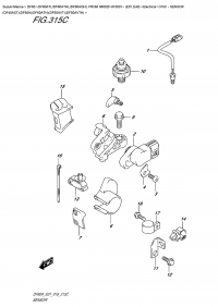 315C  -  Sensor  (Df40Ast)(Df60A)(Df60Ath)(Df50Avt)(Df50Avth) (315C -  (Df40Ast) (Df60A) (Df60Ath) (Df50Avt) (Df50Avth))