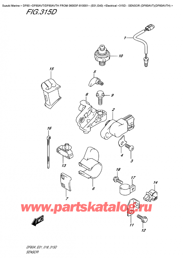 , , Suzuki DF60AV TL / TX FROM 06003F-810001~ (E01)  2018 ,  (Df60Avt) (Df60Avth)