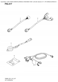 317  -  Opt:harness  (Df60A  E01) (317 - :   (Df60A E01))