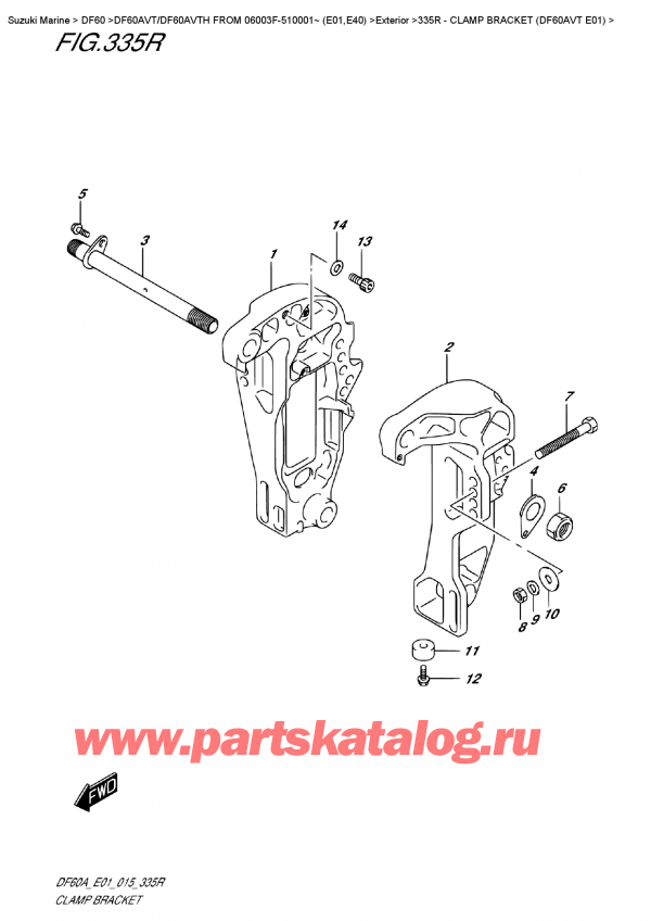   ,    , SUZUKI DF60A VTL / VTX FROM 06003F-510001~   (E01),   (Df60Avt E01)