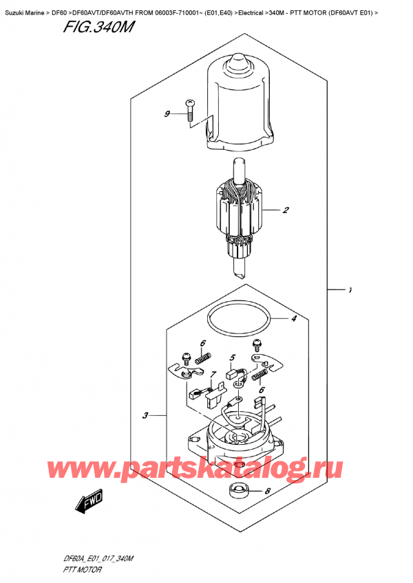 , , SUZUKI DF60AV TL/TX FROM 06003F-710001~ (E01)  ,   (Df60Avt E01)