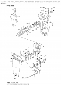 341  -  Opt:remote  Control  Assy  Single  (2) (341 -    ,  (2))