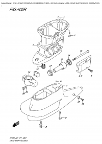 405R - Drive Shaft  Housing  (Df60Avt  E01) (405R -    (Df60Avt E01))