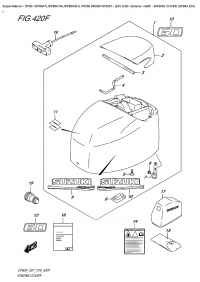 420F  -  Engine  Cover  (Df60A  E01) (420F -   () (Df60A E01))