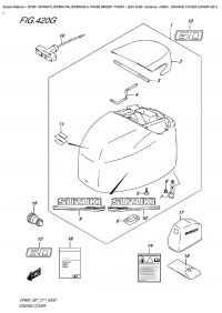420G  -  Engine  Cover  (Df60A  E01) (420G -   () (Df60A E01))