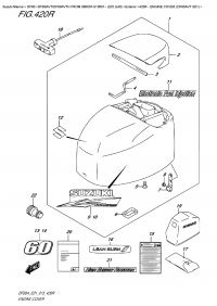 420R - Engine  Cover  (Df60Avt  E01) (420R -   () (Df60Avt E01))