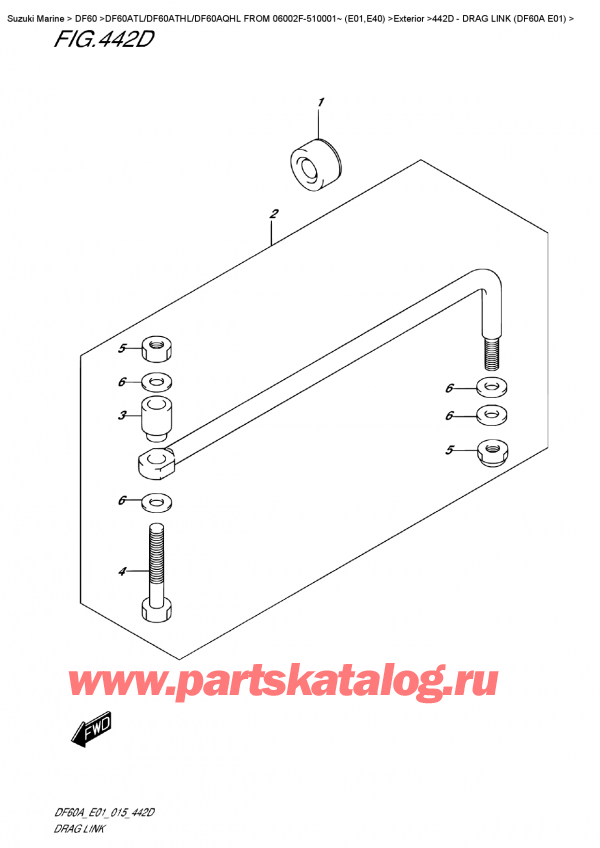  ,   , Suzuki DF60A TS / TL FROM 06002F-510001~ (E01),   (Df60A E01)