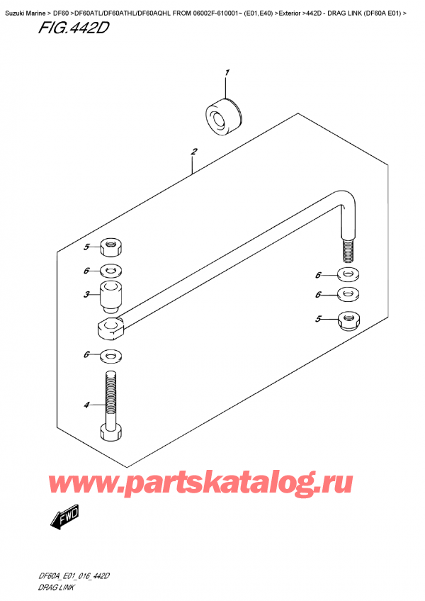  ,    , Suzuki DF60A TS / TL FROM 06002F-610001~ (E01) ,   (Df60A E01)