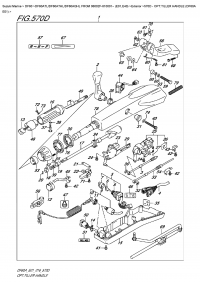 570D  -  Opt:tiller  Handle  (Df60A  E01) (570D - :  (Df60A E01))