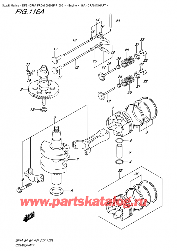  , , Suzuki DF6A S/L FROMV00603F-710001~ , 