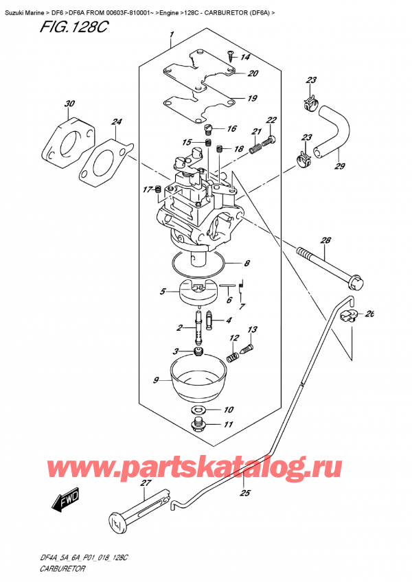 , , SUZUKI DF6A S / L FROM 00603F-810001~   2018 ,  (Df6A)