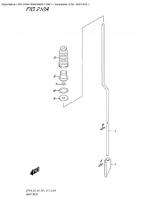 210A  -  Shift  Rod (210A -  )