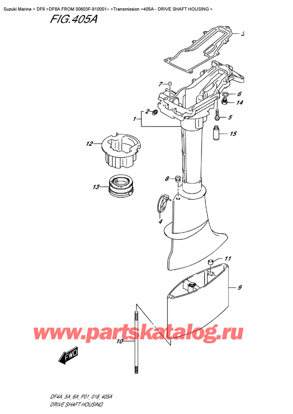 ,   , Suzuki DF6A S / L FROM 00603F-810001~   2018 ,   