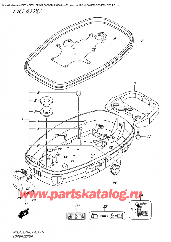 ,    , Suzuki DF6 S-L FROM 00602F-510001~ (P01),    (Df6 P01)