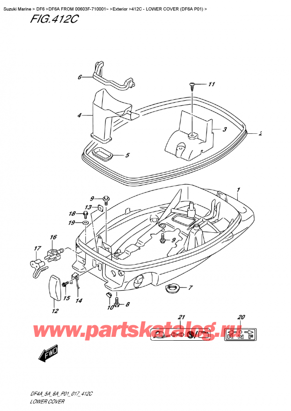   ,  , Suzuki DF6A S/L FROMV00603F-710001~ ,    (Df6A P01)