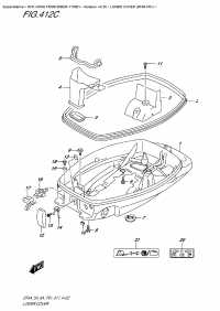 412C -  Lower  Cover  (Df6A P01) (412C -    (Df6A P01))