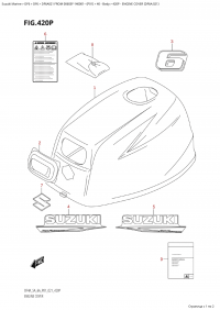 420P - Engine Cover (Df6A:021) (420P -   () (Df6A: 021))