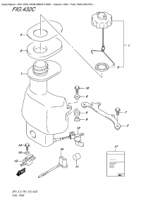 432C  -  Fuel  Tank  (Df6  P01) (432C -   (Df6 P01))