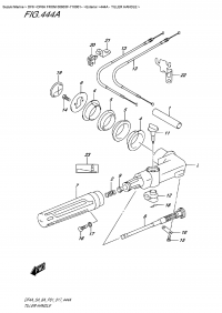 444A - Tiller  Handle (444A - )