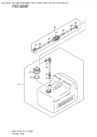 583B  -  Opt:fuel  Tank  (Df6A P01) (583B - :   (Df6A P01))