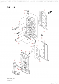 111B - Cylinder  Head  ((Df70A,Df70Ath,Df80A,Df90A,Df90Ath):021) (111B -    ( (Df70A, Df70Ath, Df80A, Df90A, Df90Ath) : 021))