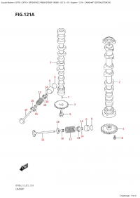 121A - Camshaft (Df70A,Df70Ath) (121A -   (Df70A, Df70Ath))