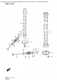 121A - Camshaft  (Df70A  E01) (121A -   (Df70A E01))