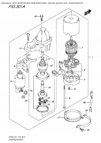 301A - Starting  Motor (301A -  )