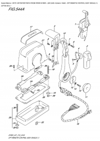 544A - Opt:remote  Control  Assy  Single  (1)  (Df70A  E01) (544A -    ,  (1) (Df70A E01))