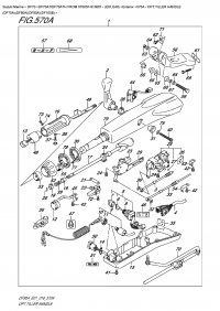 570A - Opt:tiller  Handle  (Df70A)(Df80A)(Df90A)(Df100B) (570A - :  (Df70A) (Df80A) (Df90A) (Df100B))