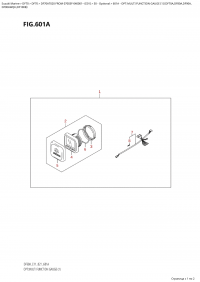601A  -  Opt:multi  Function  Gauge  (1)  (Df70A,Df80A,Df90A, (601A - : multi Function Gauge (1) (Df70A, Df80A, Df90A,)