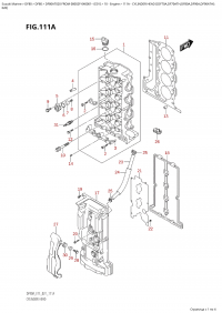 111A - Cylinder Head  ((Df70A,Df70Ath,Df80A,Df90A,Df90Ath):020) (111A -    ( (Df70A, Df70Ath, Df80A, Df90A, Df90Ath) : 020))